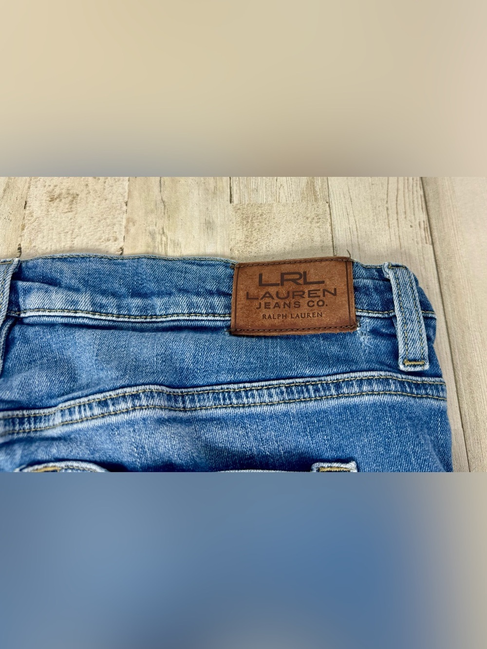 LRL Lauren Jeans Co Ralph Lauren 14 Classic Straight Jeans Blue 33x28 - Picture 10 of 11
